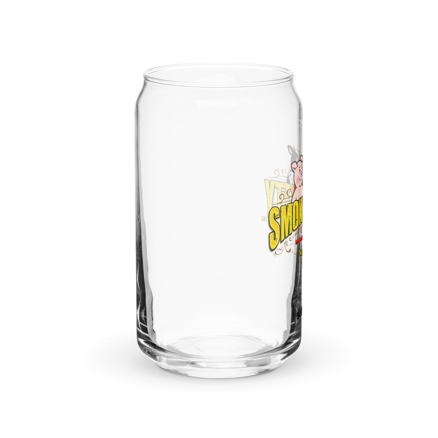Flames Logo Can-shaped glass