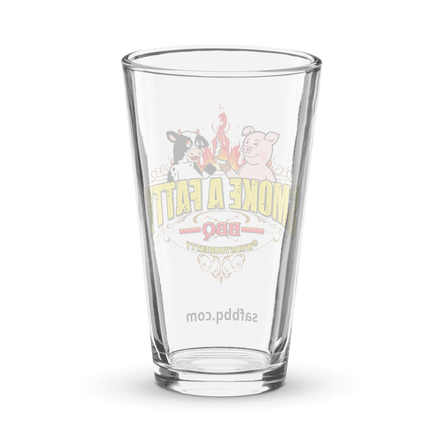 Logo Shaker pint glass