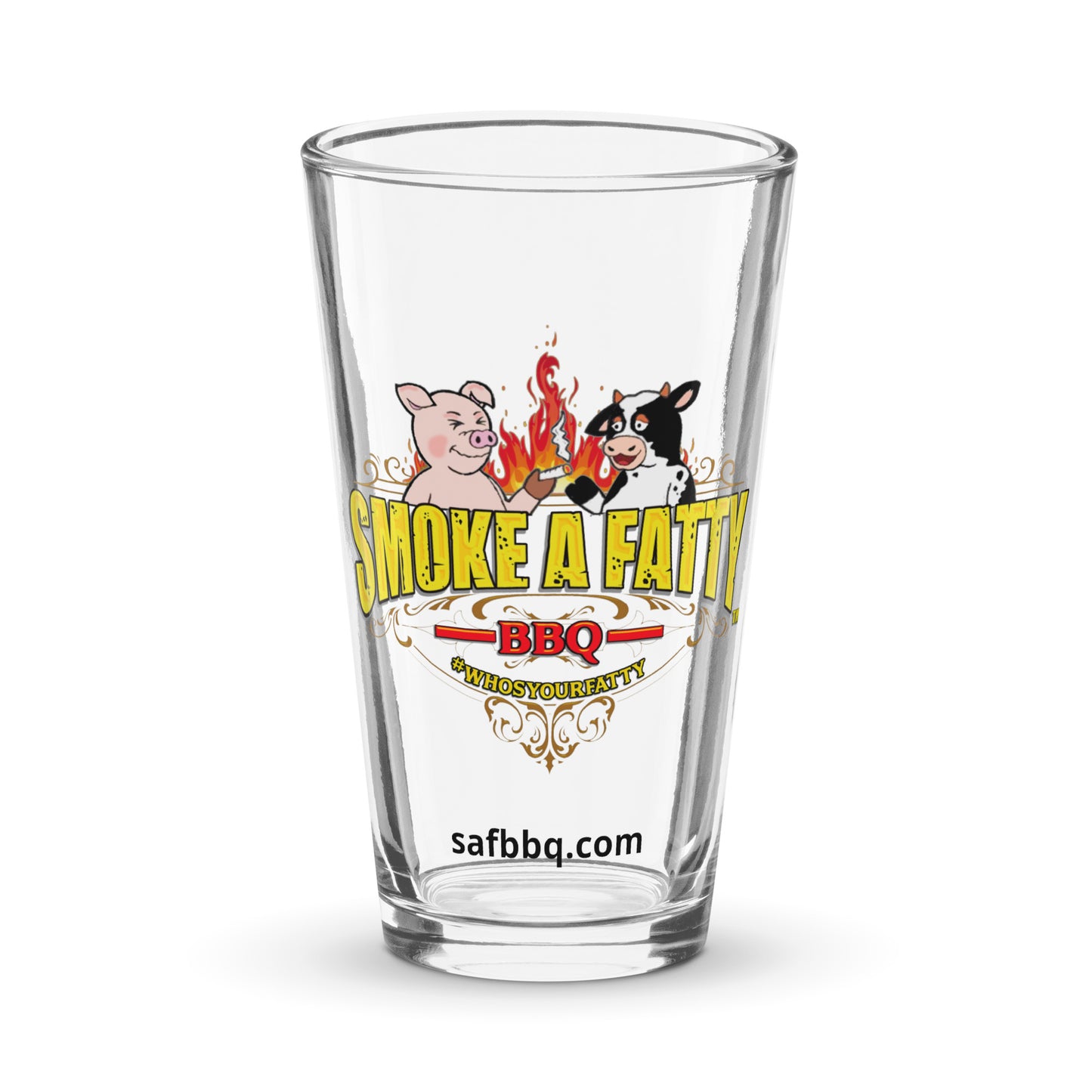 Logo Shaker pint glass