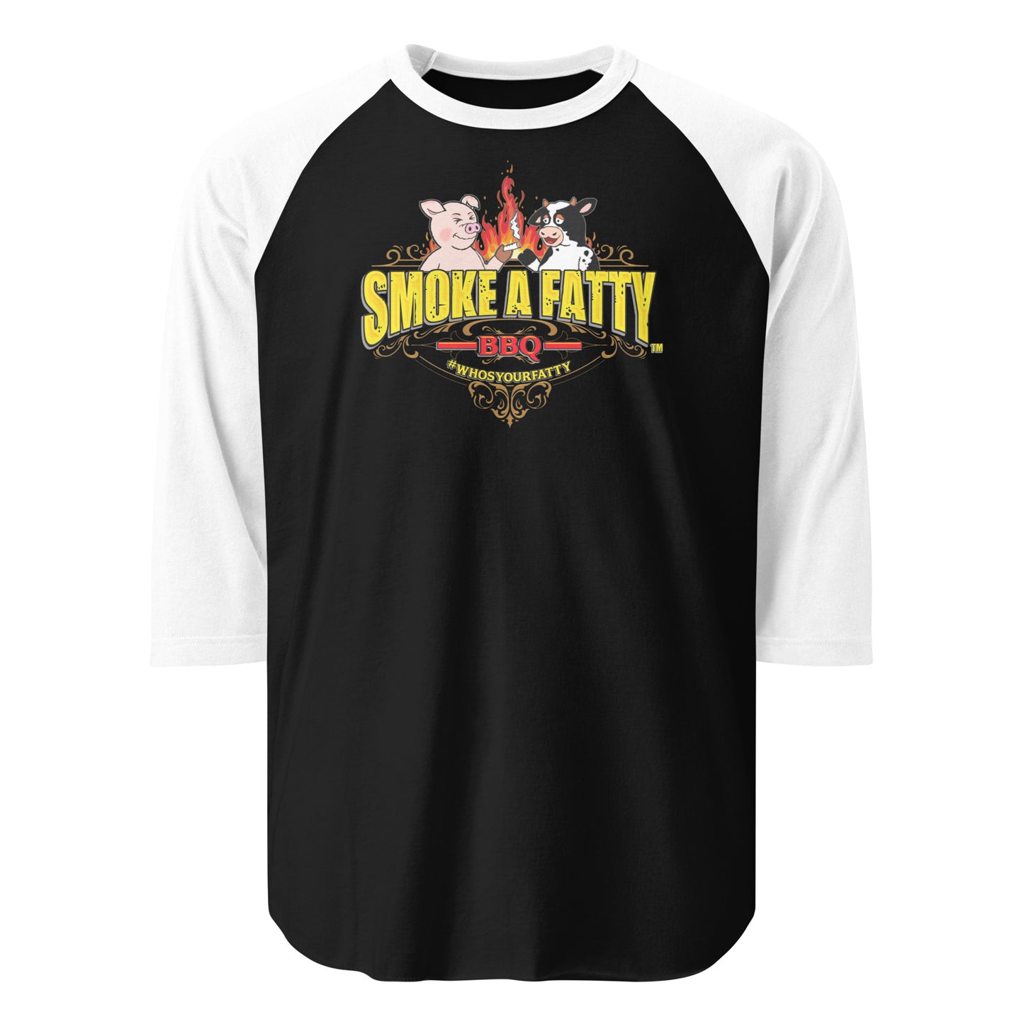 3/4 sleeve raglan shirt